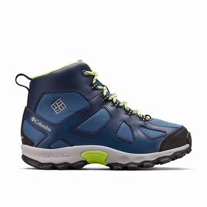 Columbia PEAKFREAK™ XCRSN Mid Vattenproof Pojkar Svarta/Blå (QNITH7340)